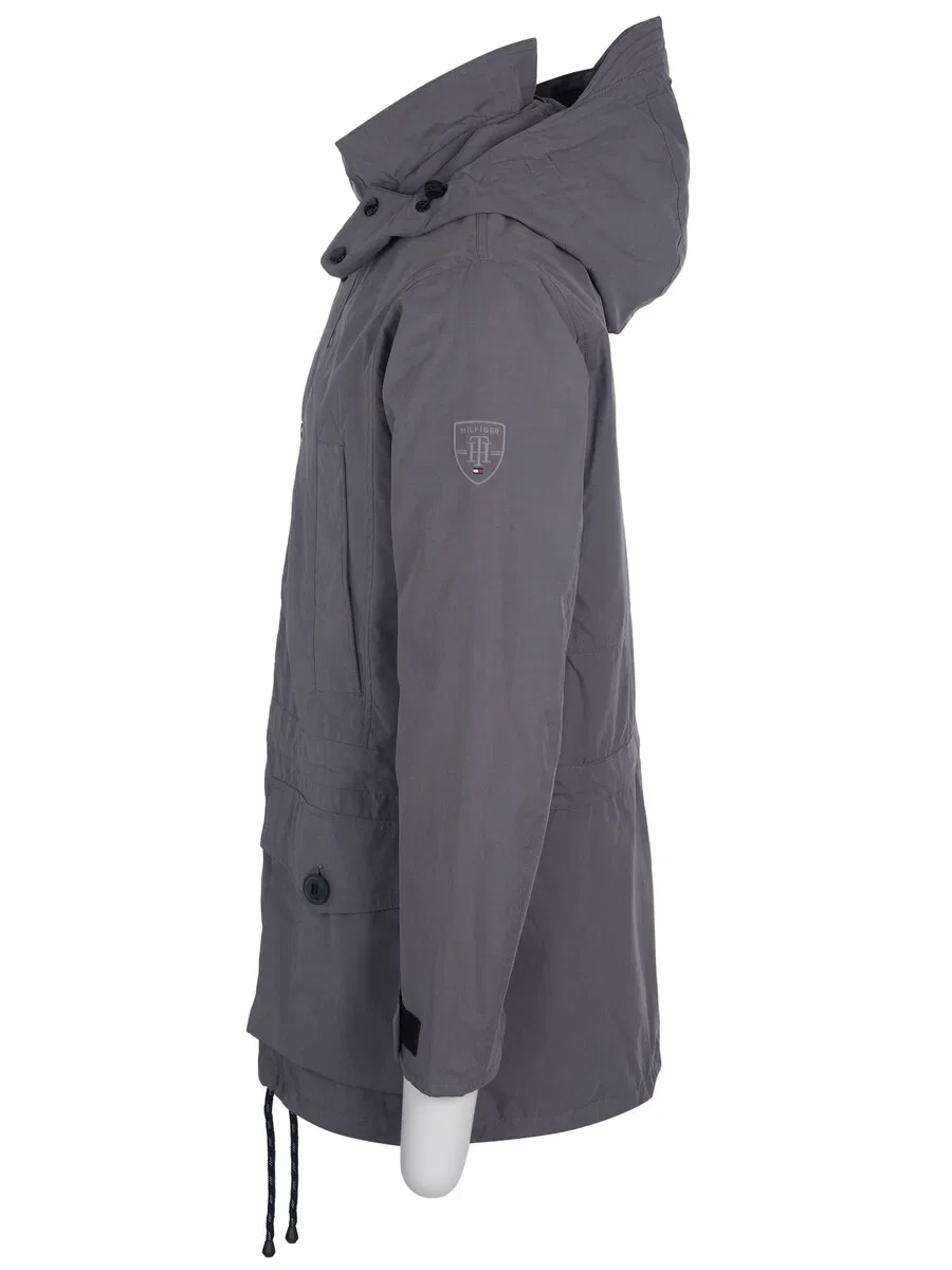 Парка Tommy Hilfiger Between-Seasons 'Tommy Hilfiger Jacke' серого цвета — фото 3