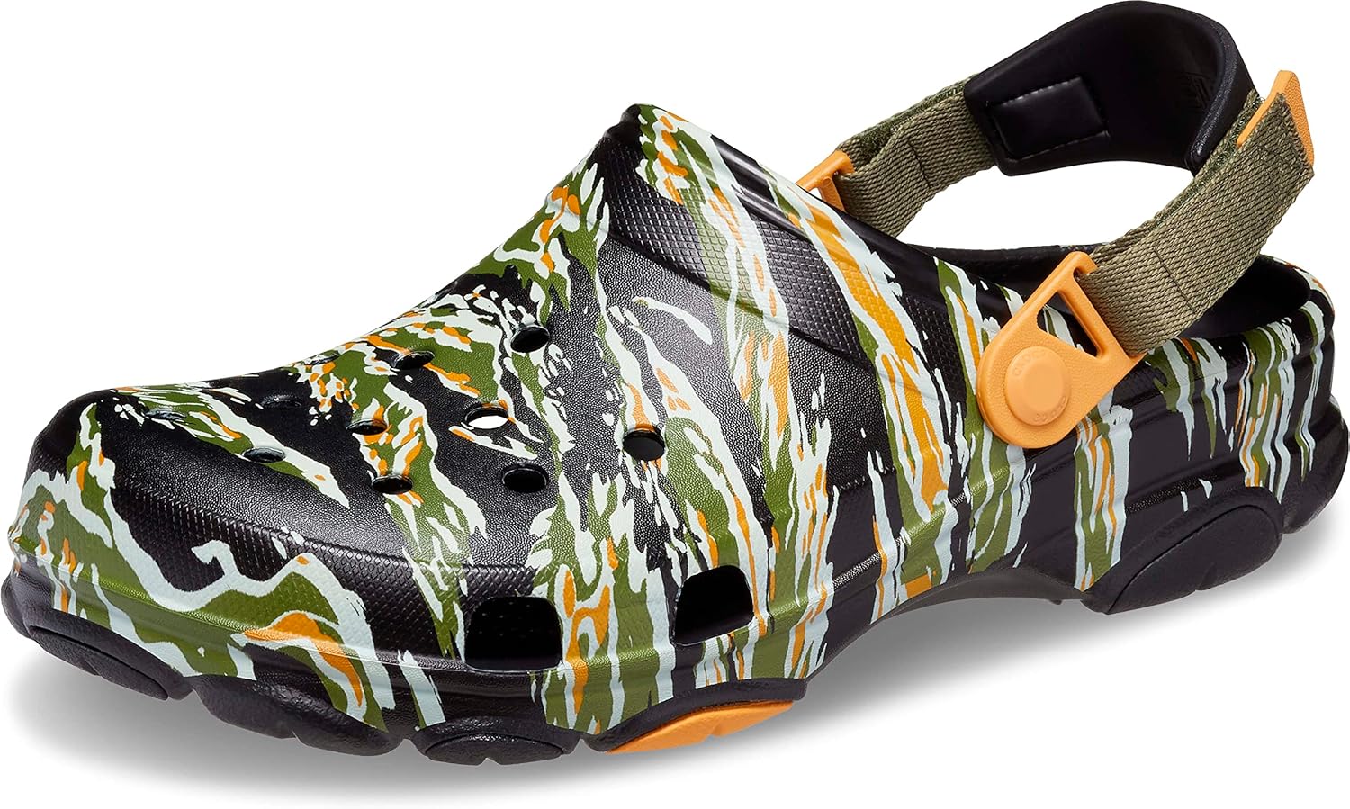 

Сабо Унисекс Взрослые Вездеходные Сабо Камуфляж Crocs, черный
