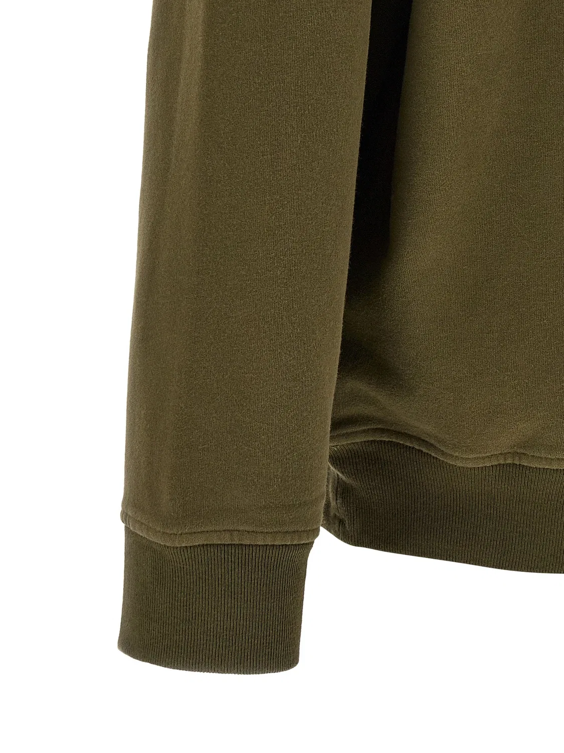 Свитшот из органического хлопка Stone Island Ghost, зеленый — фото 4