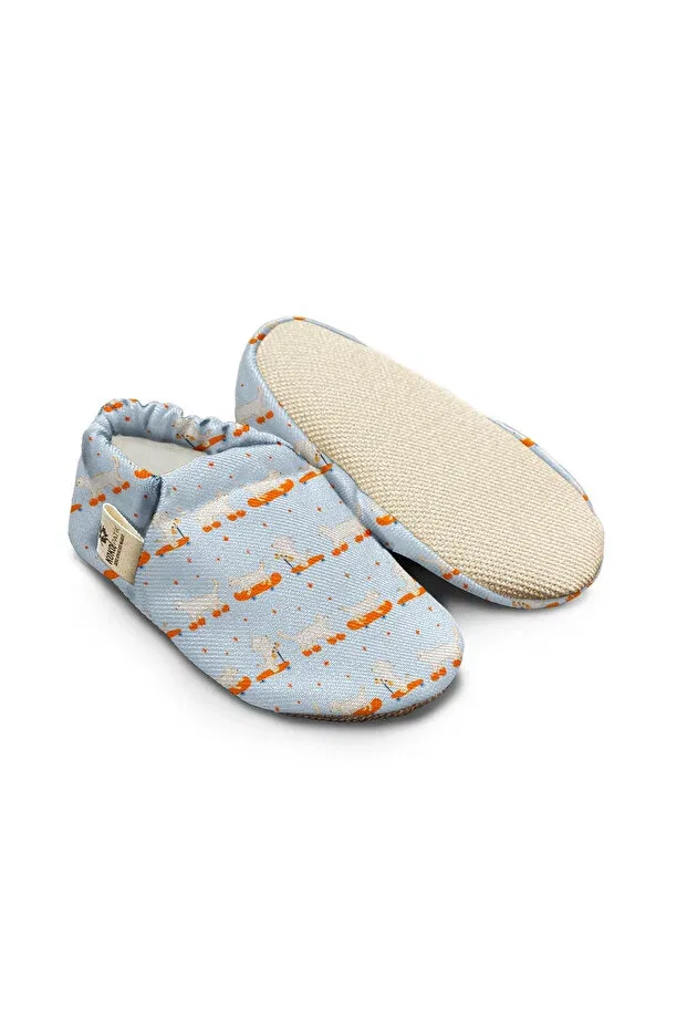 Детские пинетки для девочек с принтом Animated friends pattern booties Kokopatik, Multicolor