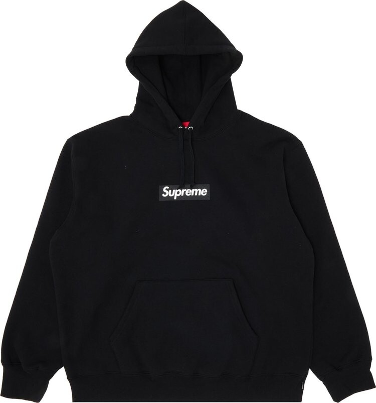 

Толстовка Supreme LA Box Logo Hooded Sweatshirt 'Black', черный