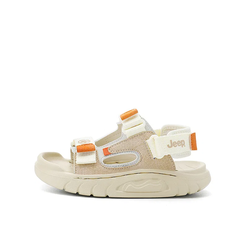 Детские сандалии с низким верхом Jeep Chifeng 3.0, Milk Tea Brown/Ivory White