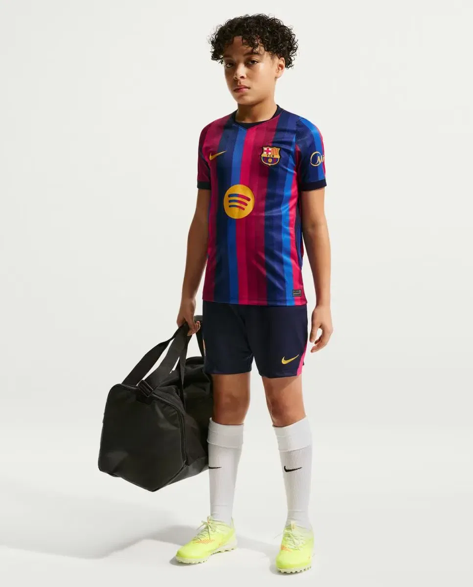 Детская футболка с принтом FC Barcelona 2026-2027 Stadium Nike, Azul/Granate — фото 3