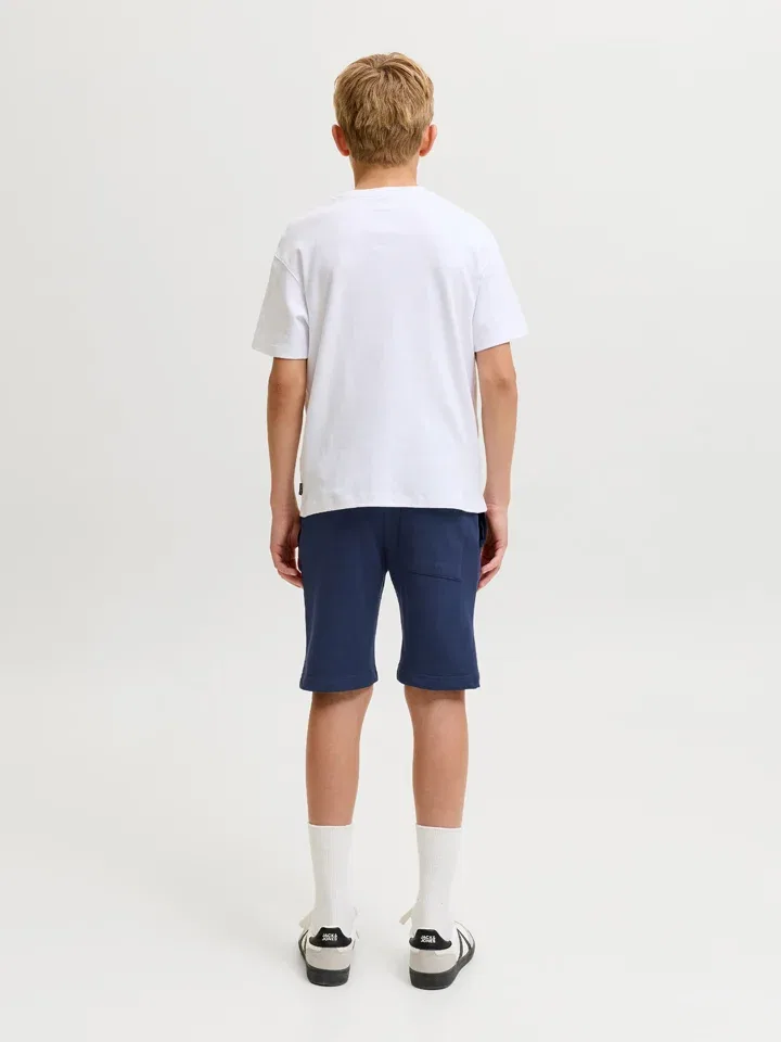 Шорты из футера Gordon Jack & Jones Junior, темно-синий — фото 2