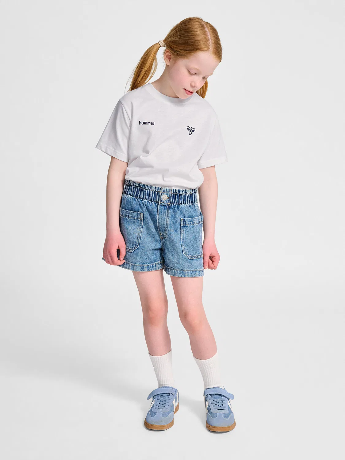 Детская футболка с графическим принтом Hmljr Graphic Hummel, Weiss — фото 4