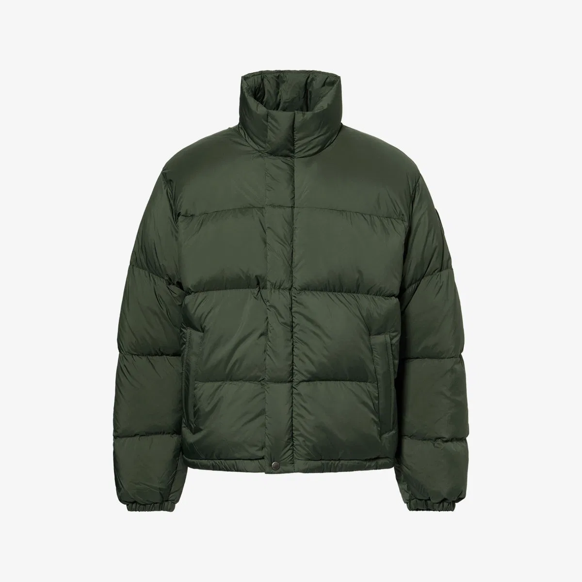 Пуховая куртка Sterling с воротником-стойкой Canada Goose, зеленый