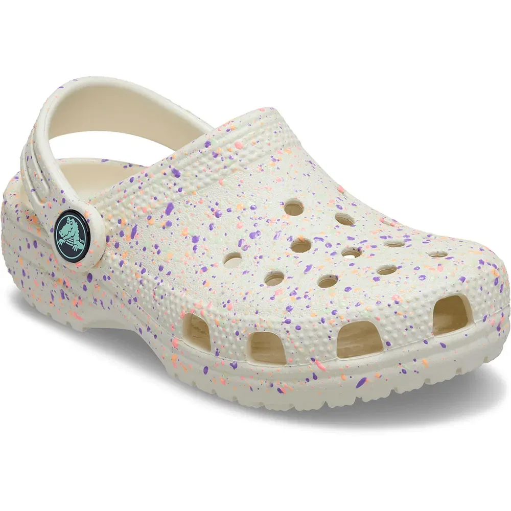Комбинезон Crocs Classic Glow Paint Splatter, белый — фото 2