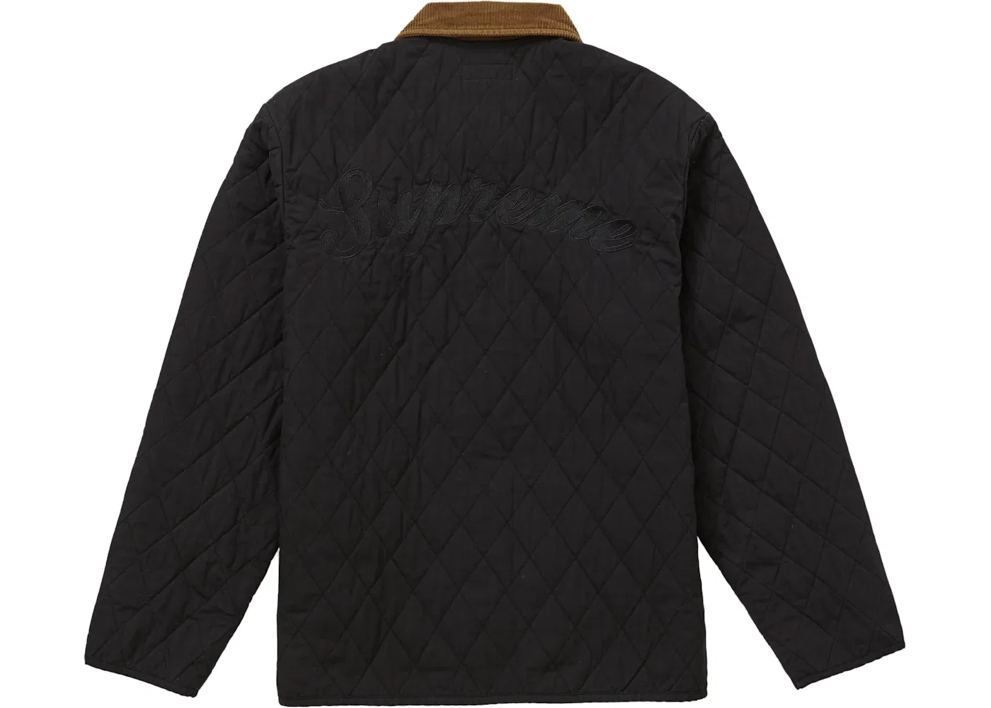 Мужская куртка с принтом Supreme Quilted Paisley Jacket, Black — фото 3