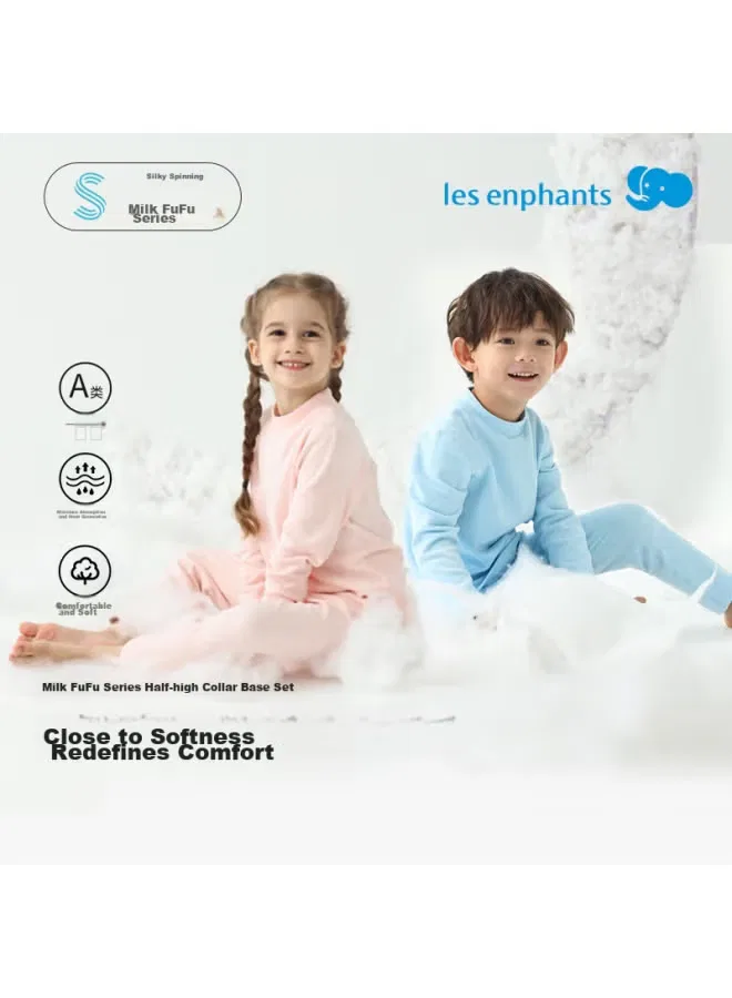 Комплект термобелья с влагоотводящей функцией для детей Les Enphants, зеленый — фото 2