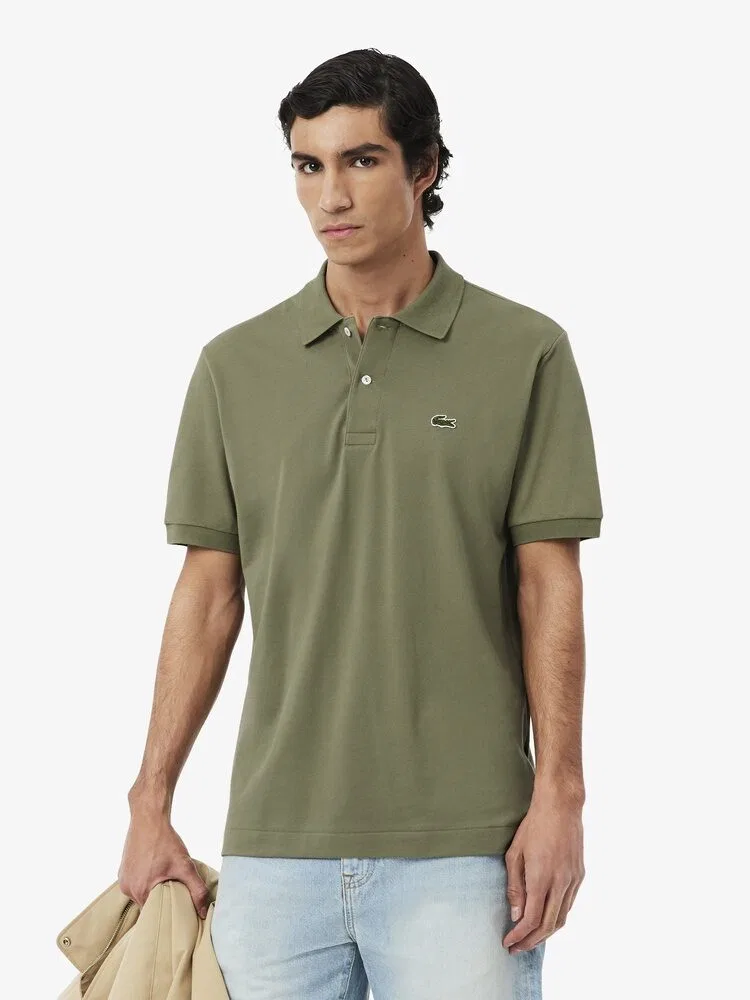 Футболка поло классического кроя LIGHT LACOSTE, Khaki