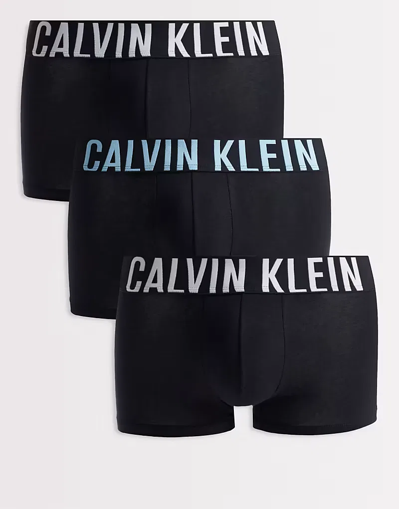 Трусы Intense Power 3 шт Calvin Klein, черный