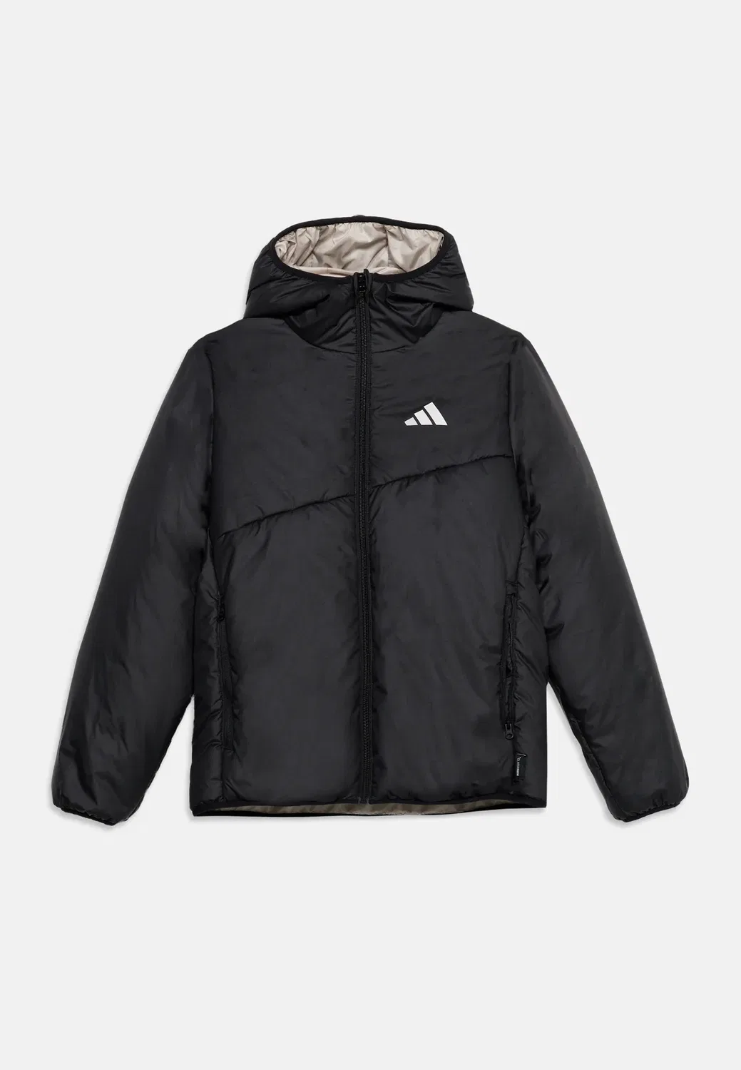 Двусторонняя утепленная куртка унисекс - зимняя куртка Adidas Terrex, Black