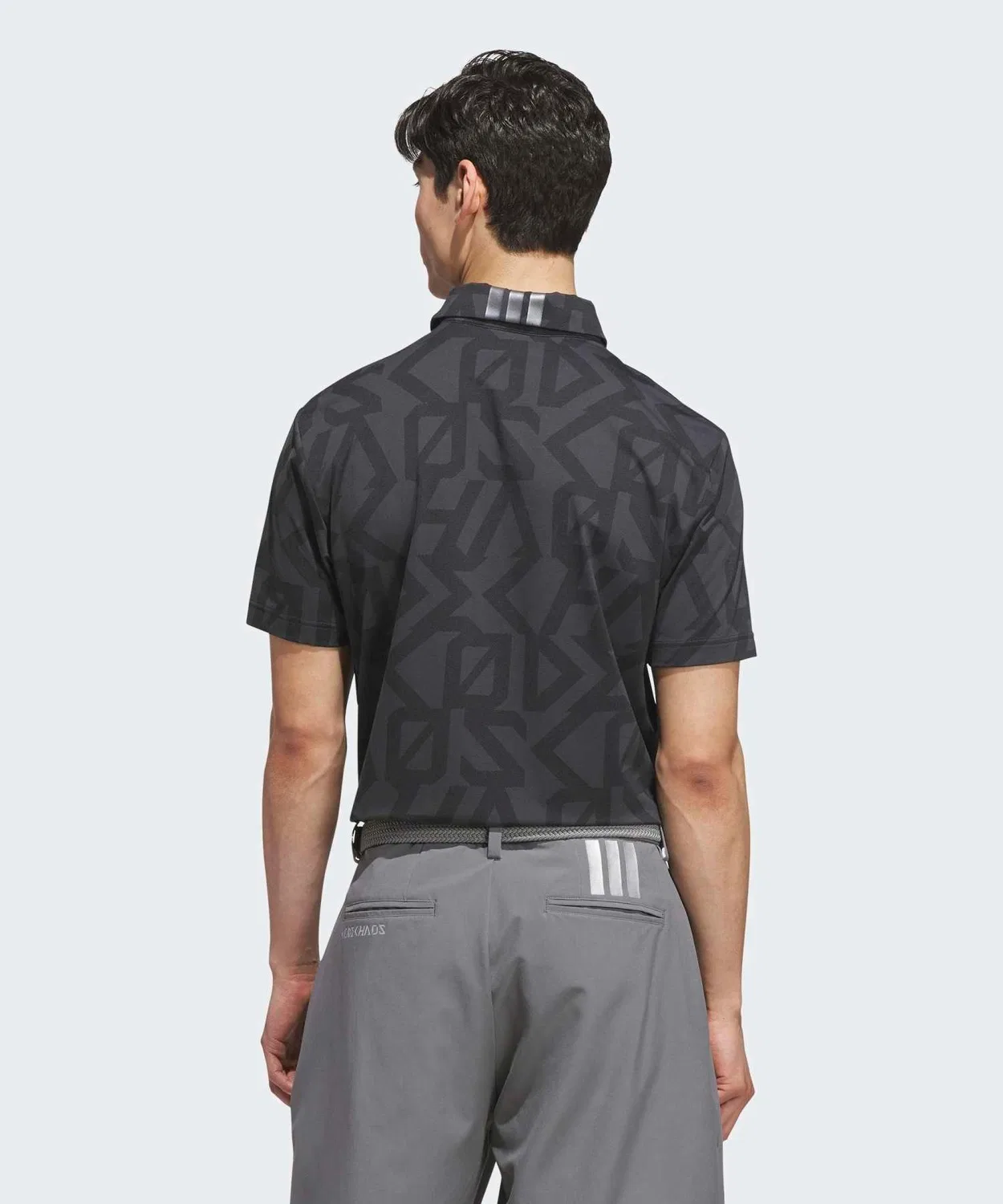 Мужской поло с длинным рукавомClimacool Adidas Golf, Серый — фото 2