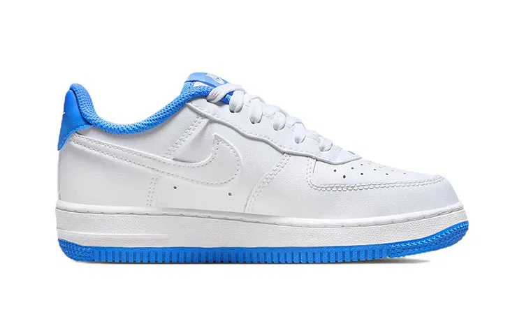 Детские кеды для мальчиков с принтом Nike Air Force 1, White — фото 4