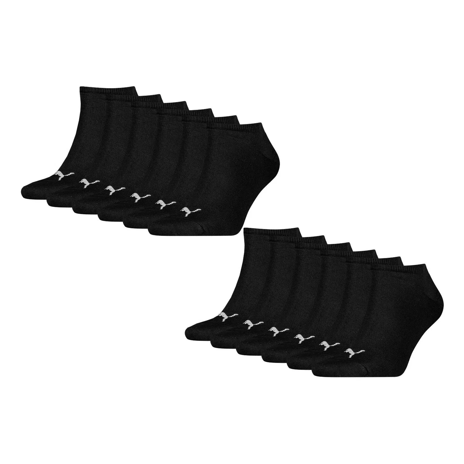 Детские носки с низким вырезом Puma Sneaker Plain, Цвет: Schwarz — фото 2