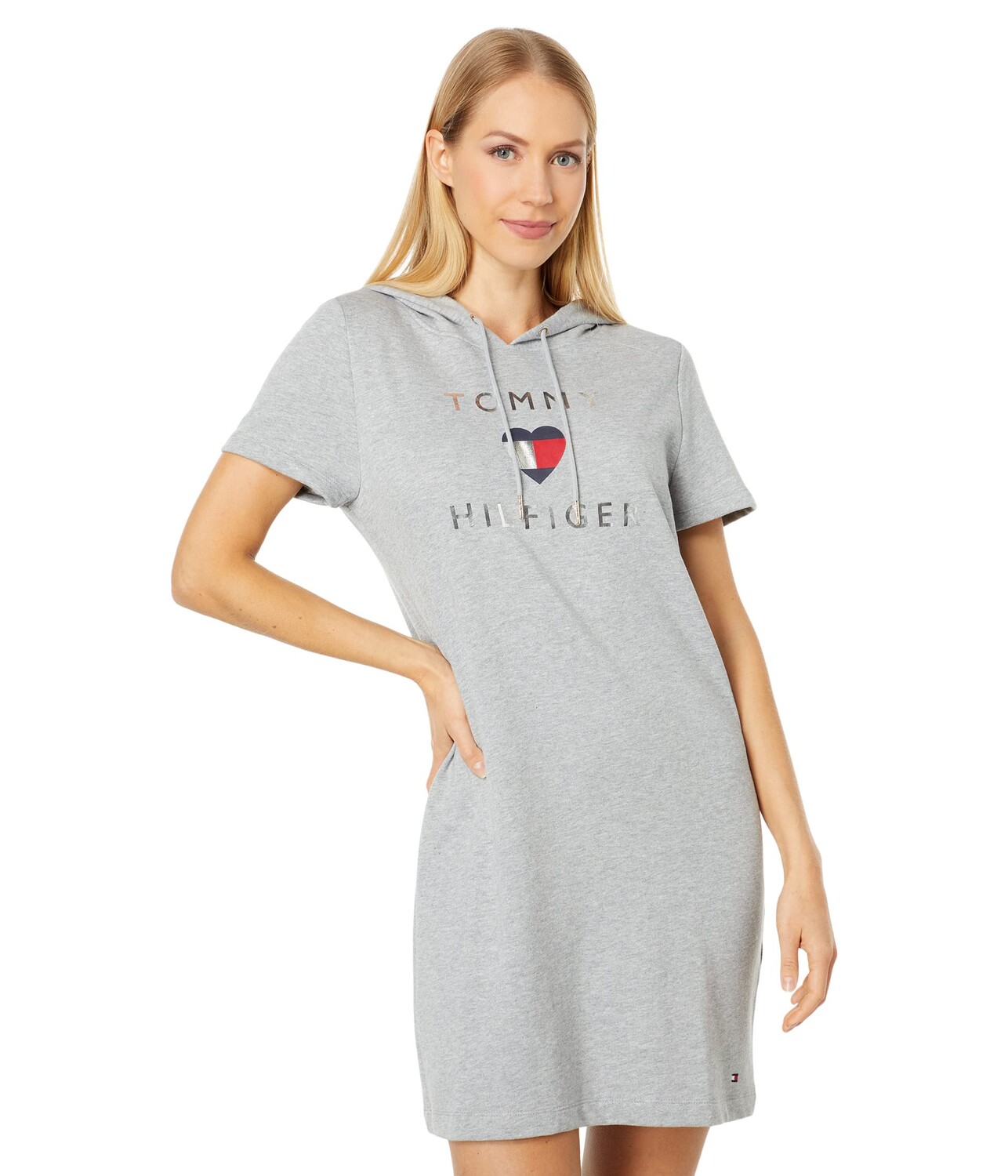 

Платье Tommy Hilfiger, Logo Heart Hoodie Sweaterdress