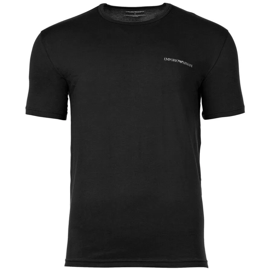 Футболка Emporio Armani черного и белого цвета — фото 2
