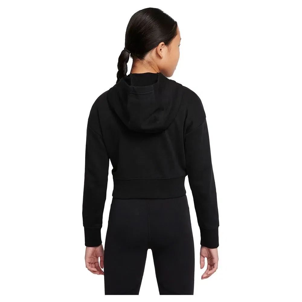 Толстовка с капюшоном Nike Sportswear Air French Terry Crop Nike, черный — фото 2