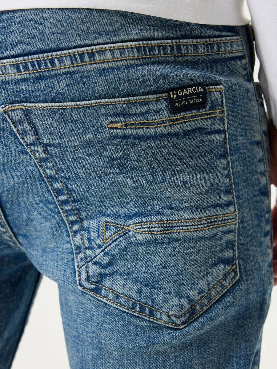Джинсы GARCIA Slim fit 'Tavio' синего цвета — фото 3