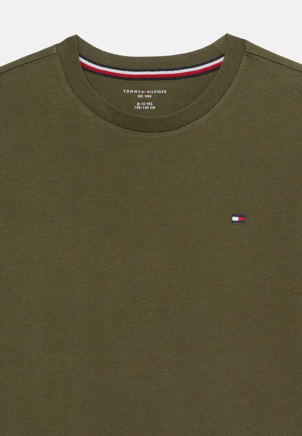 Футболка Tommy Hilfiger 2P cn tee ss undershirt, армейский зеленый/мятно-серый — фото 4