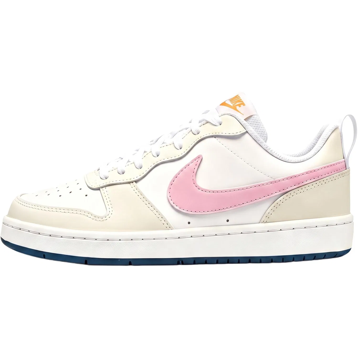 Детские кроссовки для скейтбординга с низким верхом Court Borough 2 Nike, Ecru