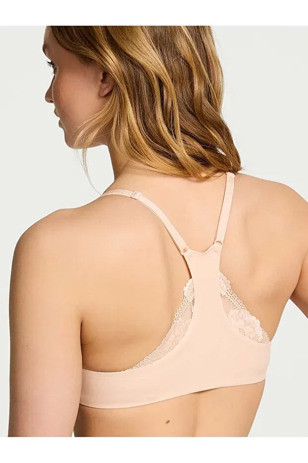 Женская бралетте на косточках кружевное Victoria'S Secret, Marzipan — фото 3