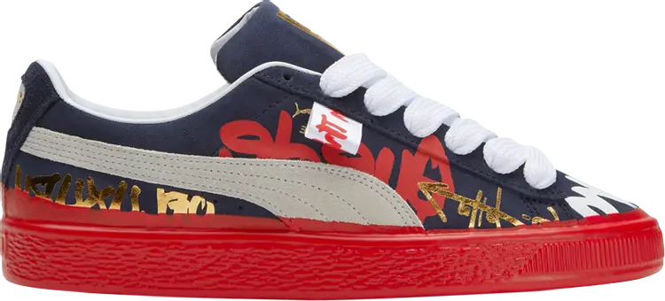 

Кроссовки Puma G-Tag x Suede Alexander John Design - Peacoat, синий