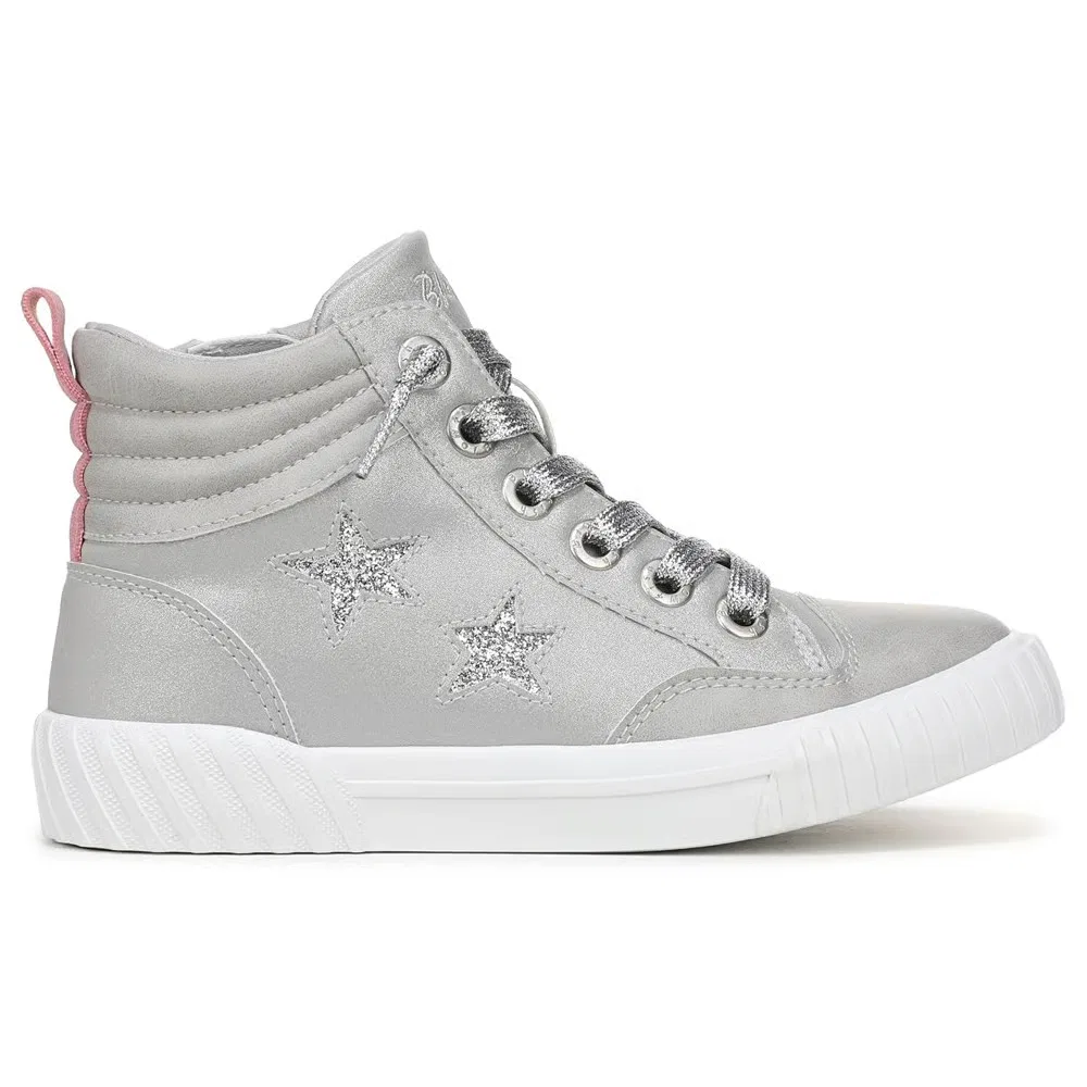 Детские высокие кроссовки Wanderland-K Blowfish Malibu, Grey/Silver Glitter — фото 2