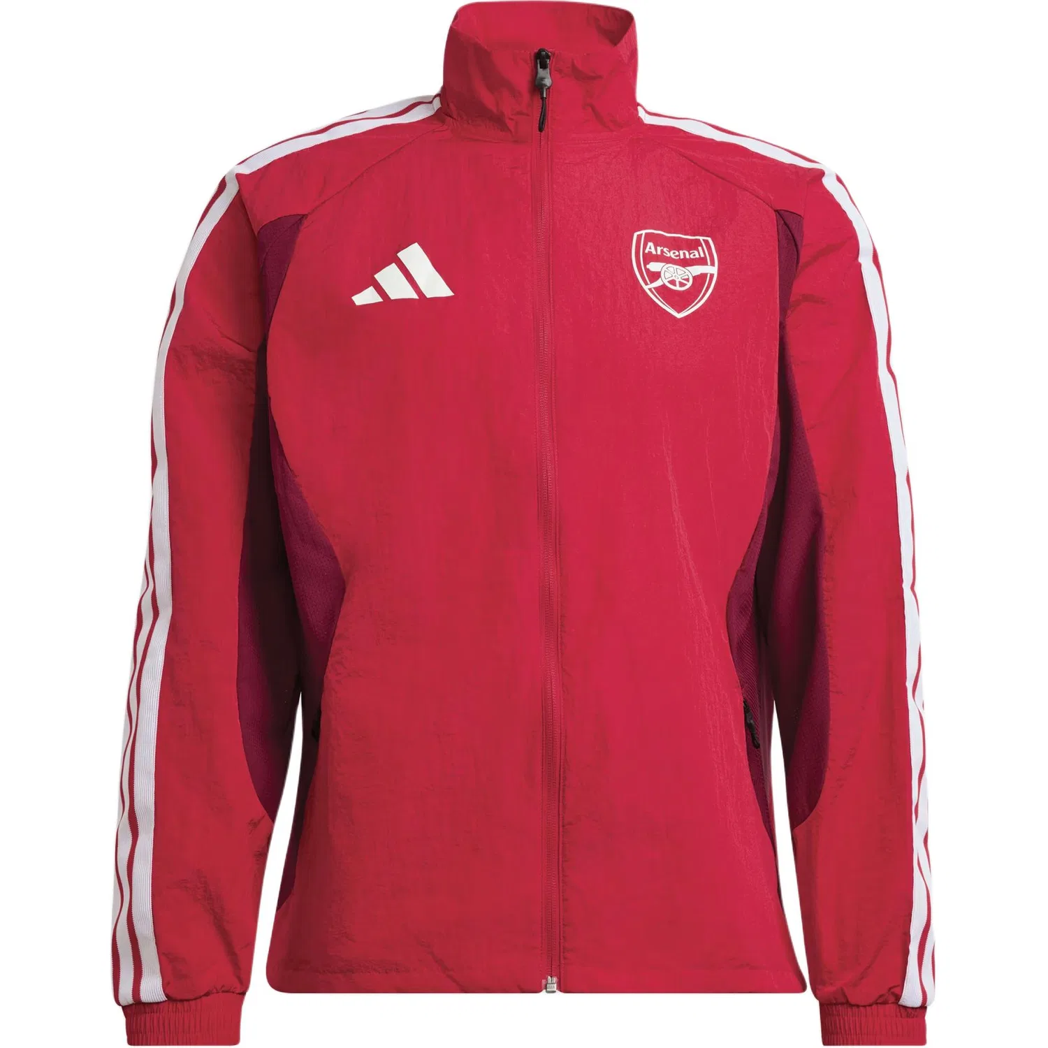 Куртка мужская, модель Arsenal, Adidas, Bright Scarlet/Team Burgundy 2