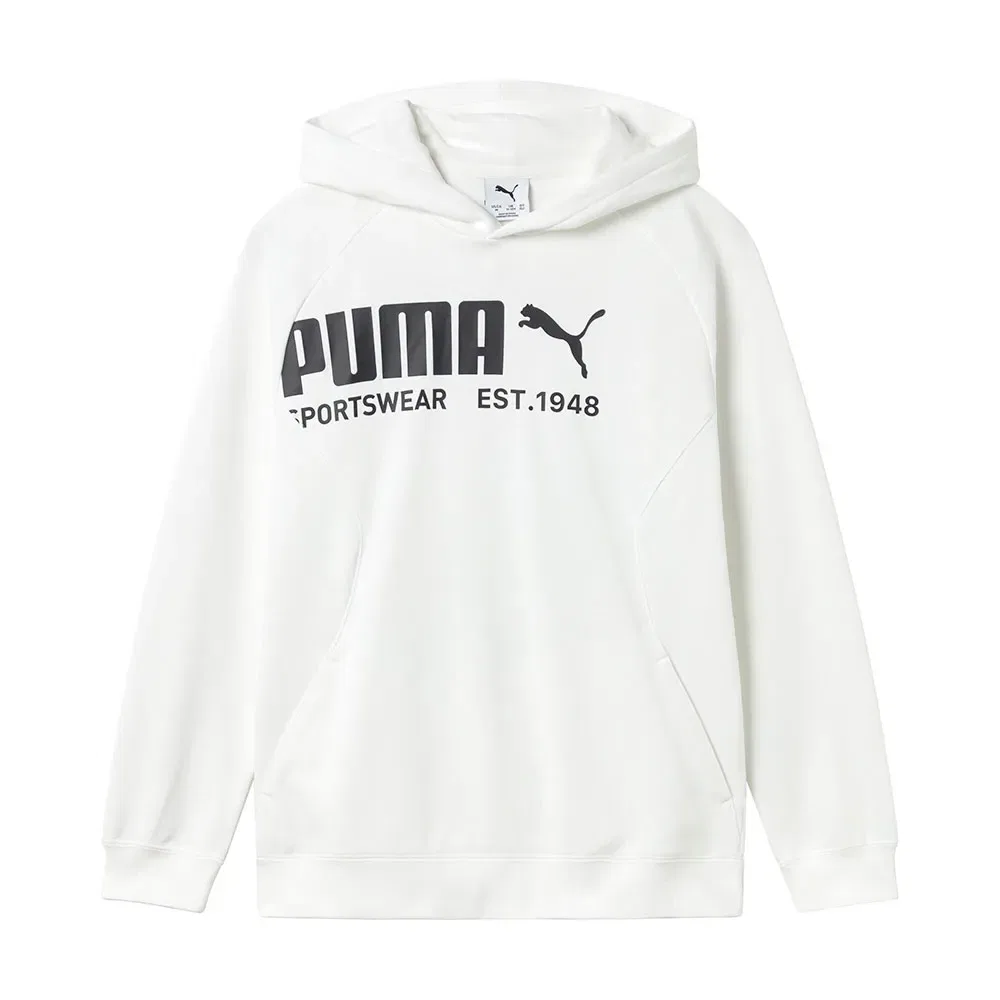 Худи свободного кроя Puma Sport Relaxed Fit Puma, белый