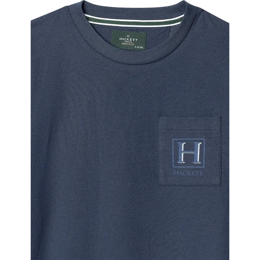 Детская футболка с принтом для мальчиков Hackett, Blue — фото 3