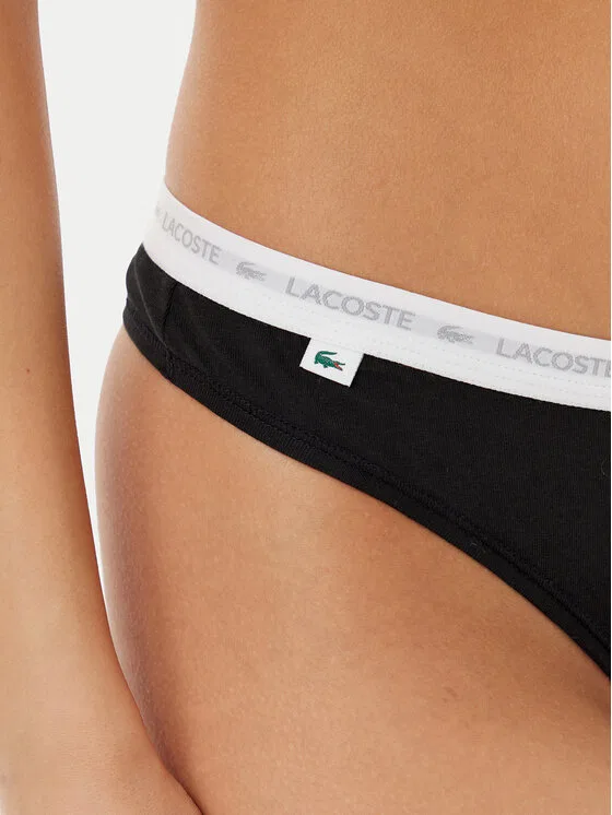 Трусы-танга Lacoste, черный — фото 4