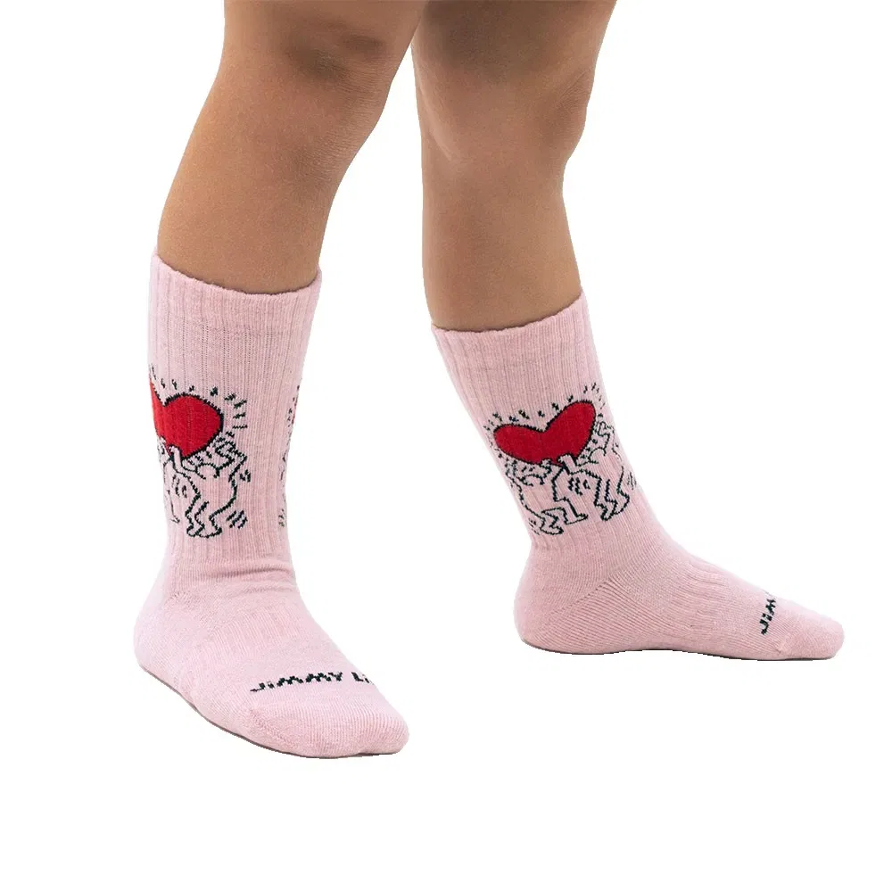Носки Athletic Keith Haring Heart Jimmy Lion, розовый — фото 3
