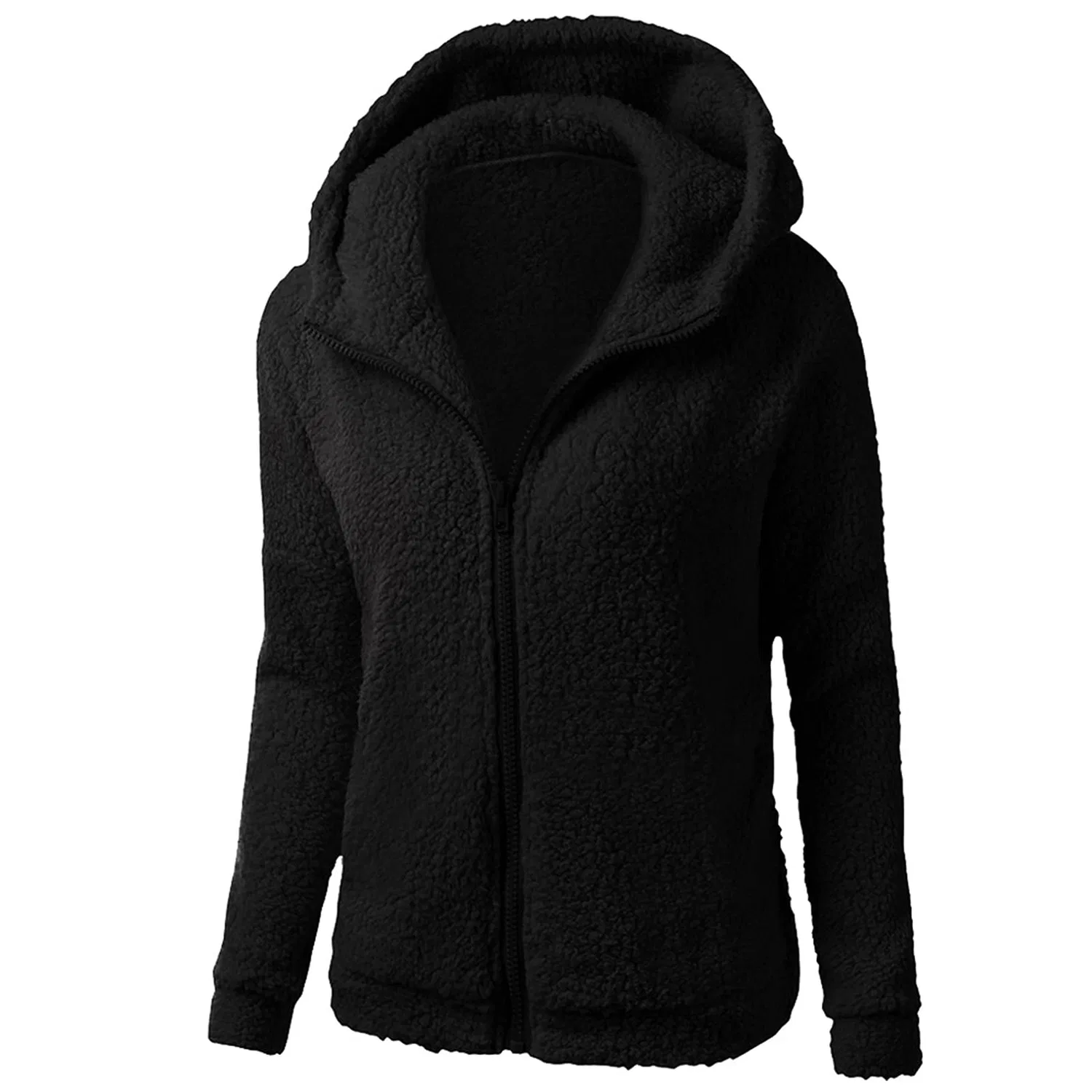 Женская куртка с капюшоном и длинным рукавом Teddy, Nero26 — фото 3
