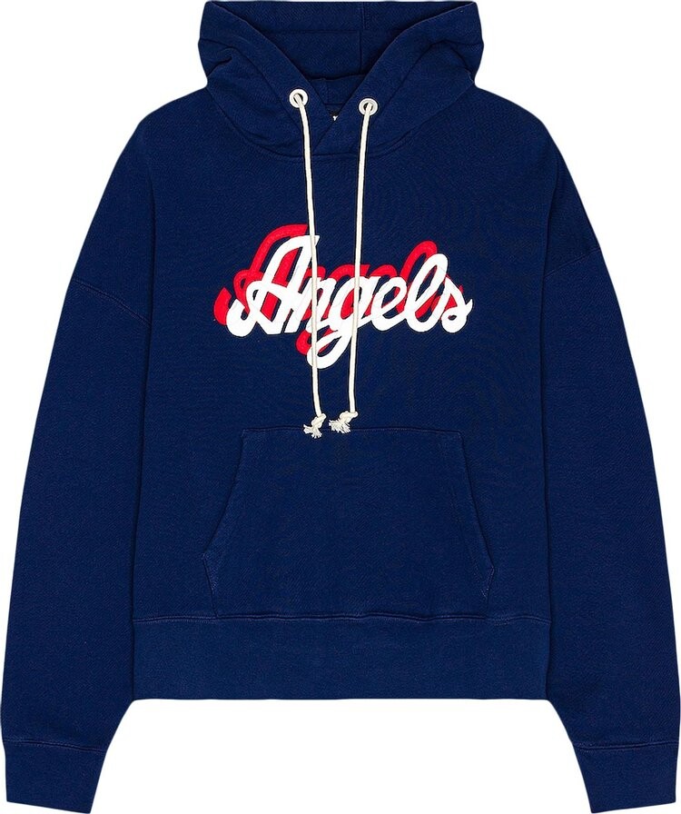 

Худи Palm Angels Angels Hoody 'Navy Blue/White', синий