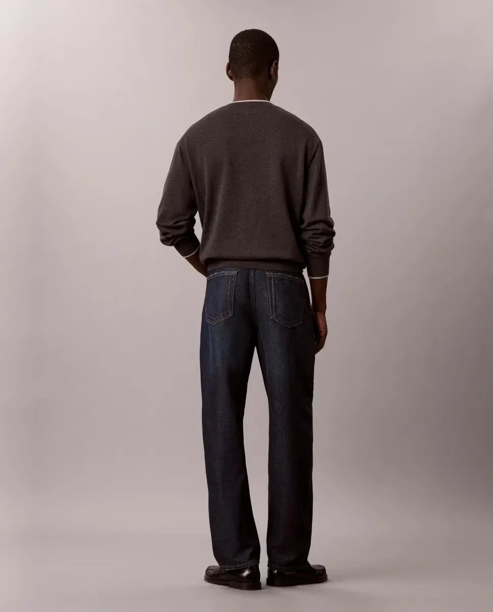 Мужское зауженные джинсы, Vaquero Taper 90s, Calvin Klein, синий — фото 3