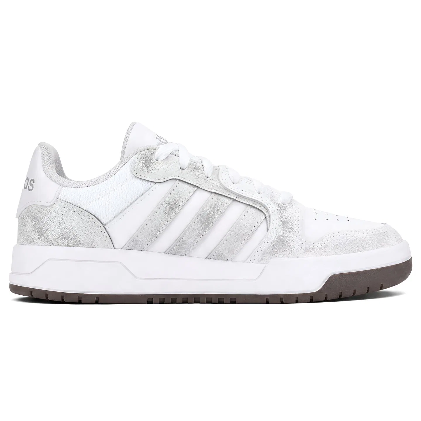 Детские скейтборд-кроссовки с принтом Silver Gray Adidas, Silver — фото 3