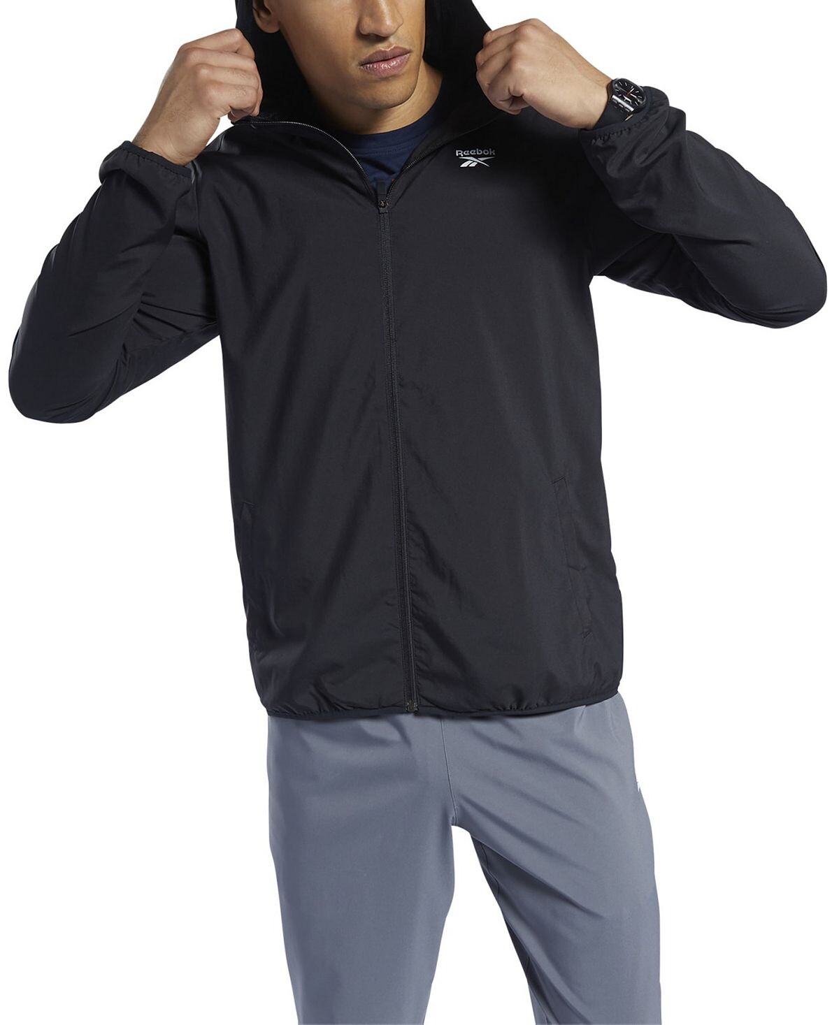 

Мужская куртка training essentials Reebok, черный