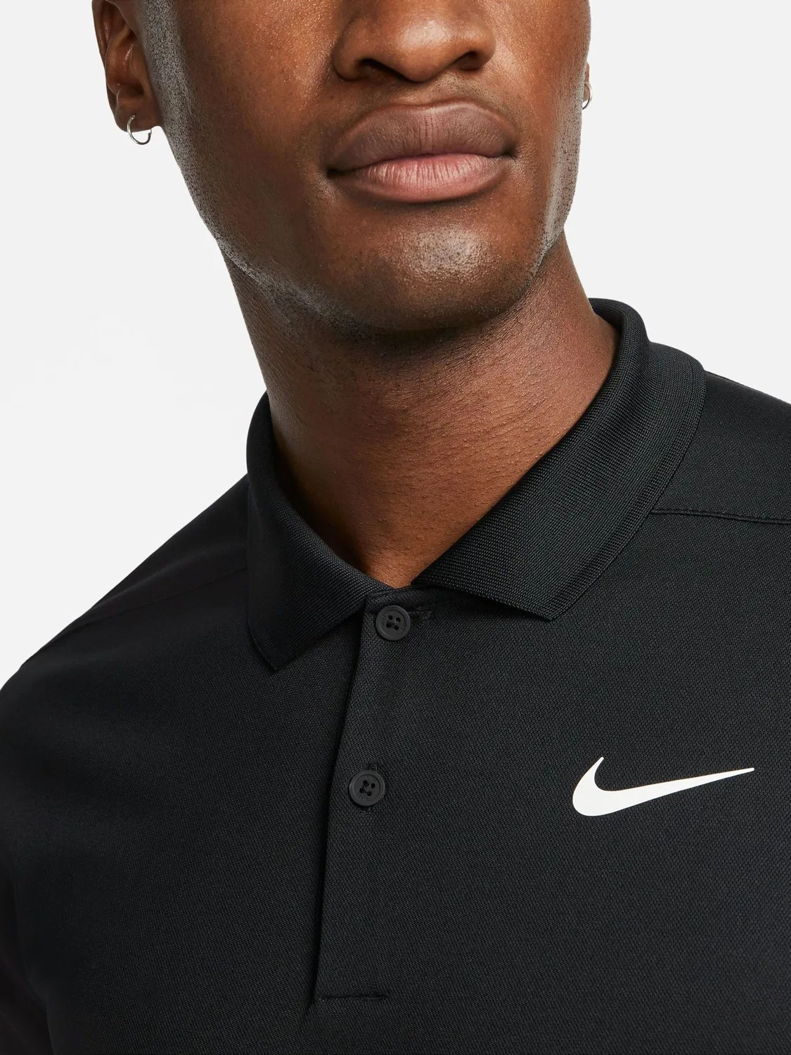 Поло для гольфа Nike Dri-FIT Victory, черный — фото 3