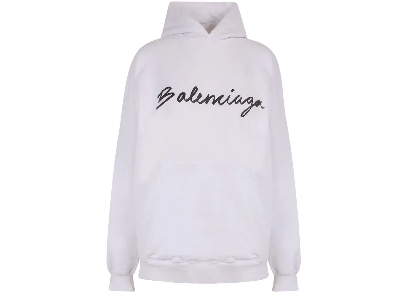 Женский свитшот с логотипом Frontal Iconic Balenciaga, White
