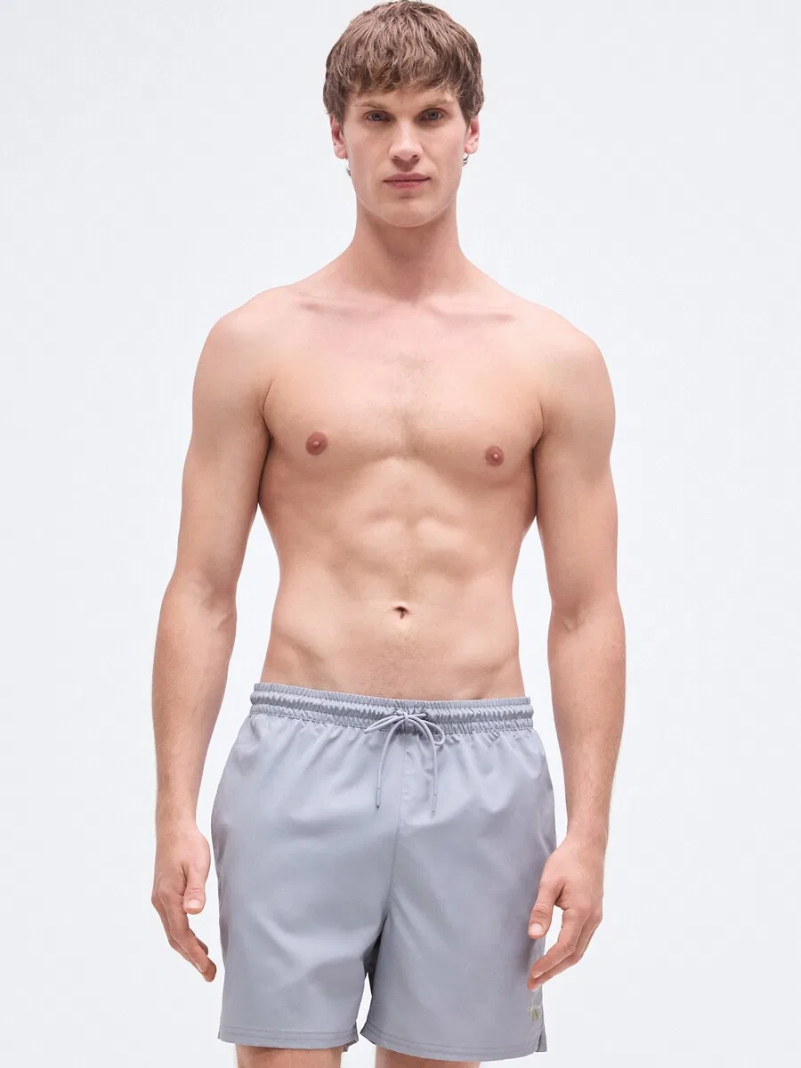 Шорты для серфинга Calvin Klein, светло-серые — фото 2