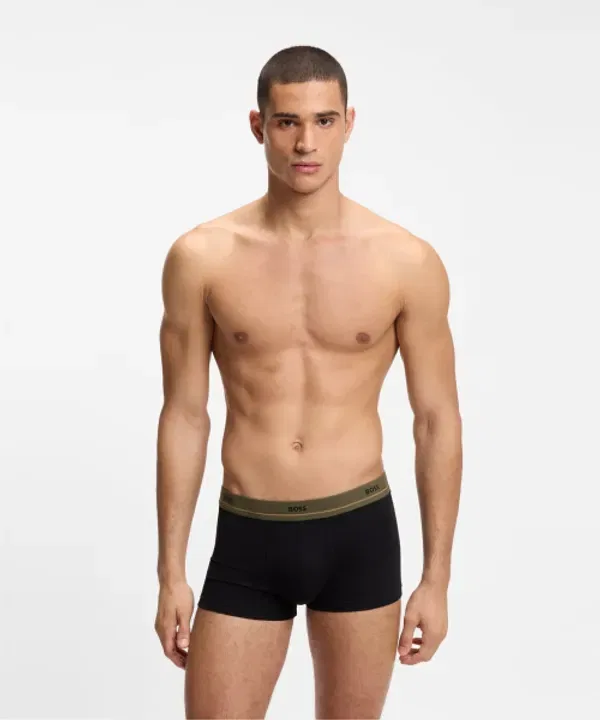 Трусы 5Pk Stretch Cotton Trunk, Boss, черный — фото 2