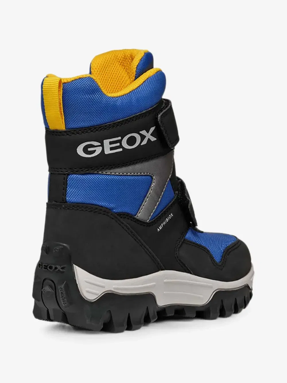 Ботинки Himalaya Abx с застежкой-липучкой Geox Kids, черный — фото 3