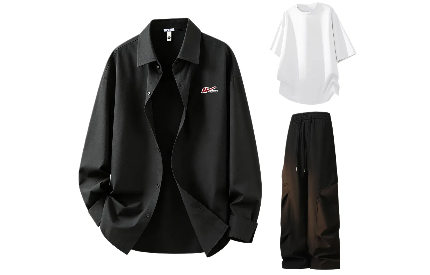 Детский комплект рубашек с принтом, 3 шт, Shirt Matching Set, WARRIOR — фото 4
