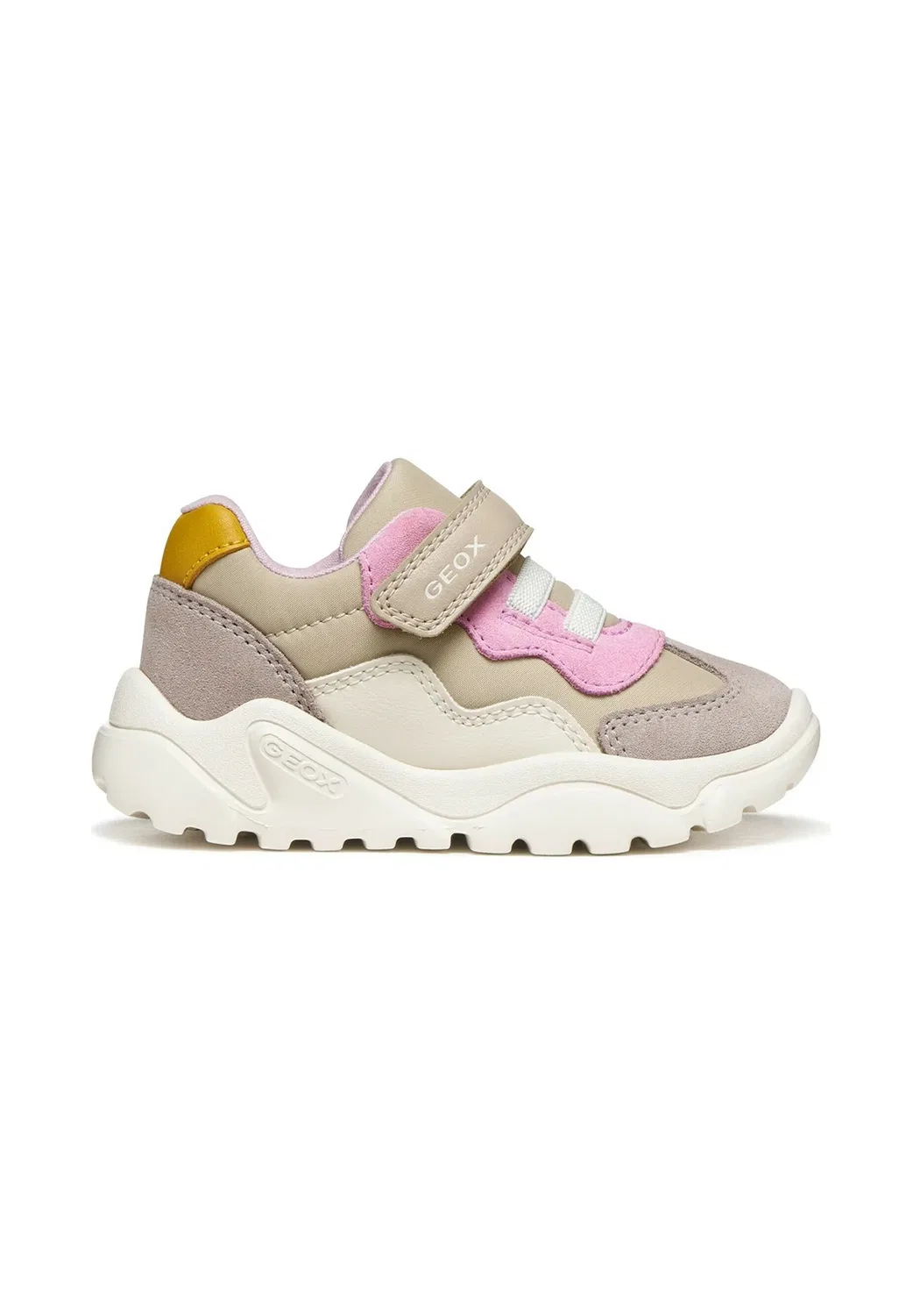 B ciufciuf girl - детские туфельки Geox, Beige Dark Pink