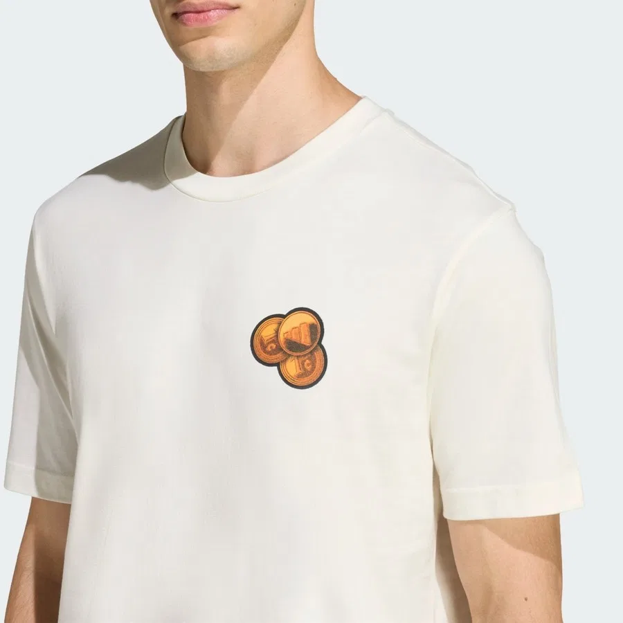 Футболка с принтом Snack Bubble Gum Graphic adidas, Белый — фото 4