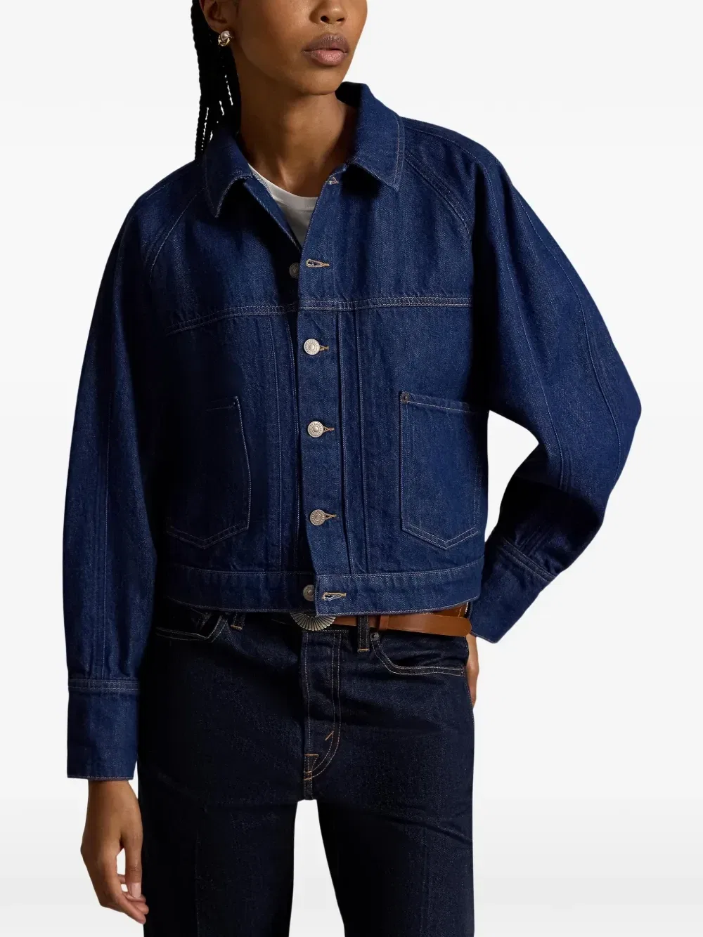 Жакет с рукавами реглан Polo Ralph Lauren, синий — фото 3