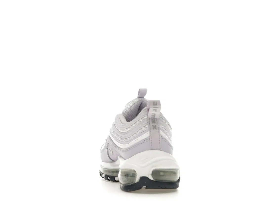 Детские кроссовки с дизайном Nike Air Max 97 Nike, White/Metallic Silver-Violet Frost — фото 4