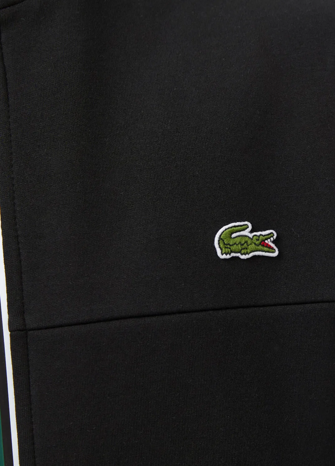 Свитшот с застежкой-молнией Lacoste, черный — фото 4