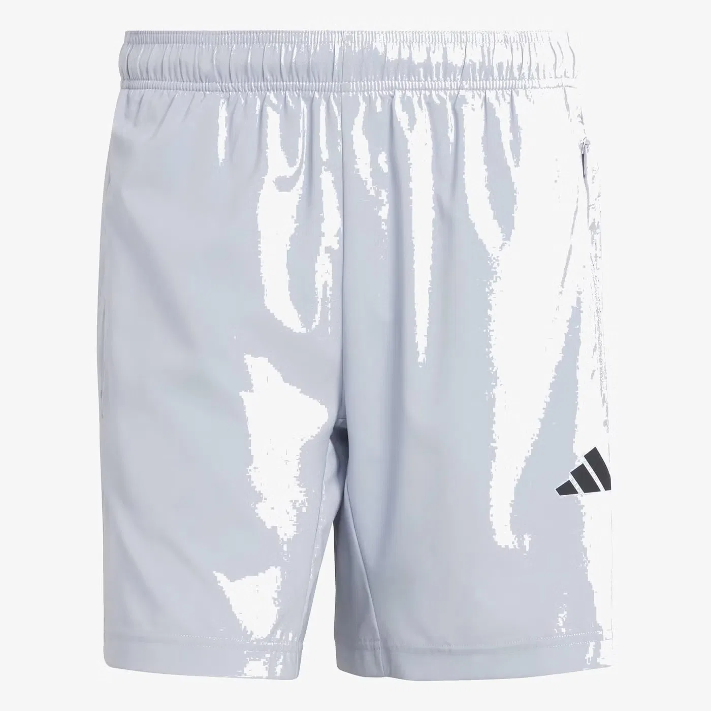 Шорты спортивные с логотипом Workout Essentials Base Adidas, серебристый